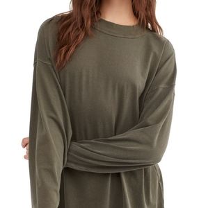 Women's we the free by free people tunic army